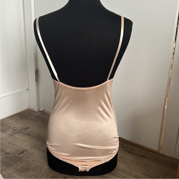 Vintage Union Made Satin Teddy / Bodysuit S - Picture 2 of 7